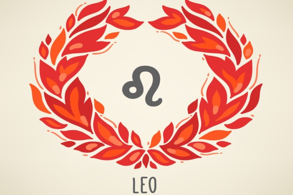 Ilustra??o do signo de Leo