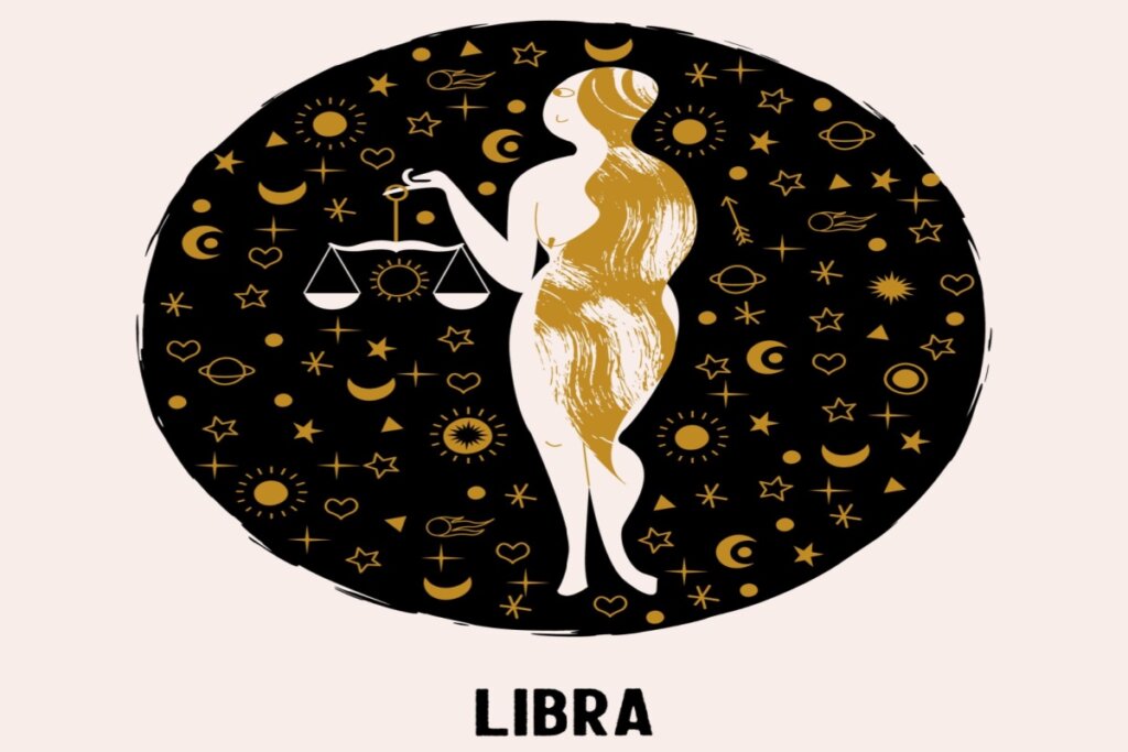 Ilustração do signo de Libra