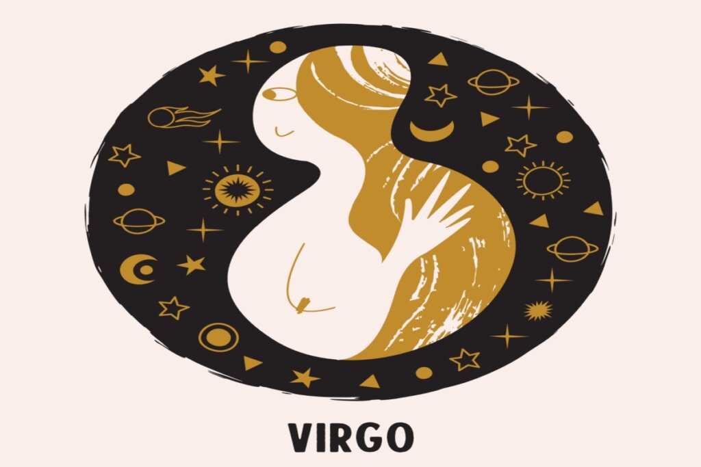 Ilustração do signo de Virgem