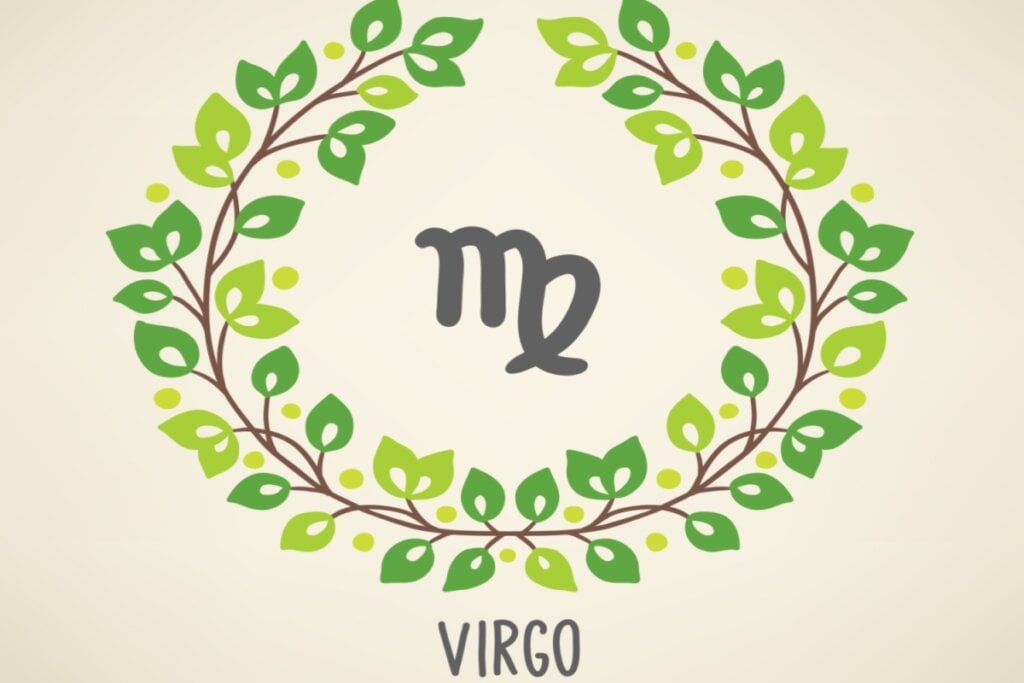 Ilustração do signo de Virgem