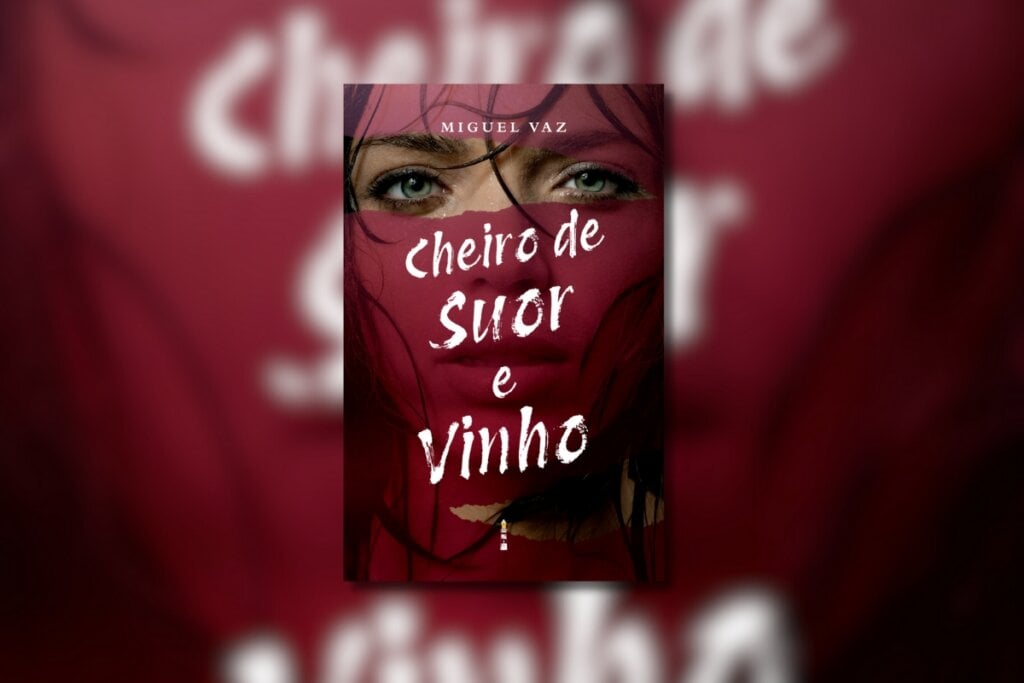 Foto do rosto de uma mulher na capa do livro 