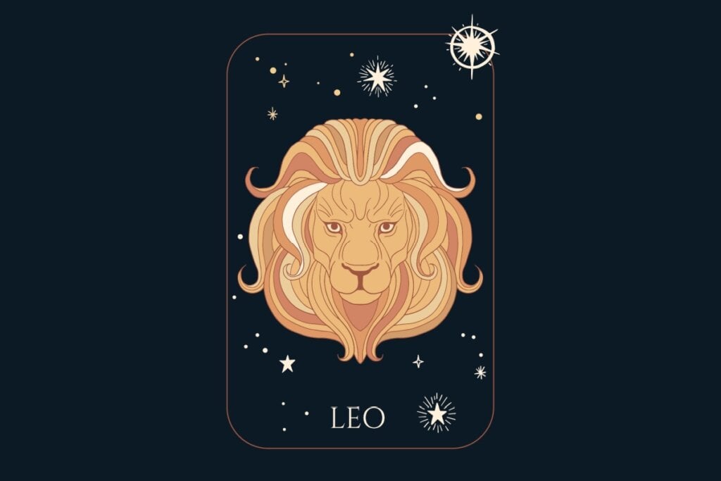 Ilustra??o do signo de Leo