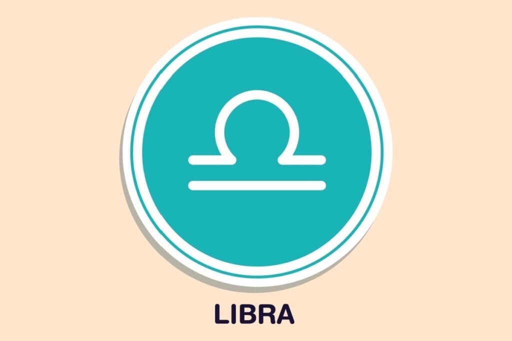 Ilustração do signo de Libra