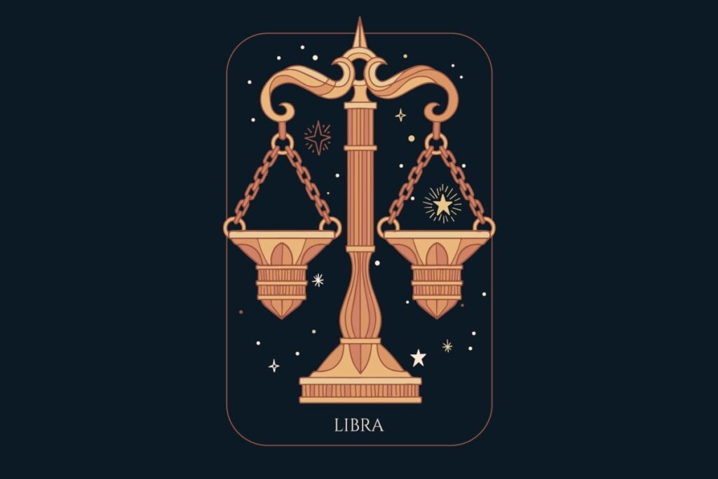 Ilustra??o do signo de Libra