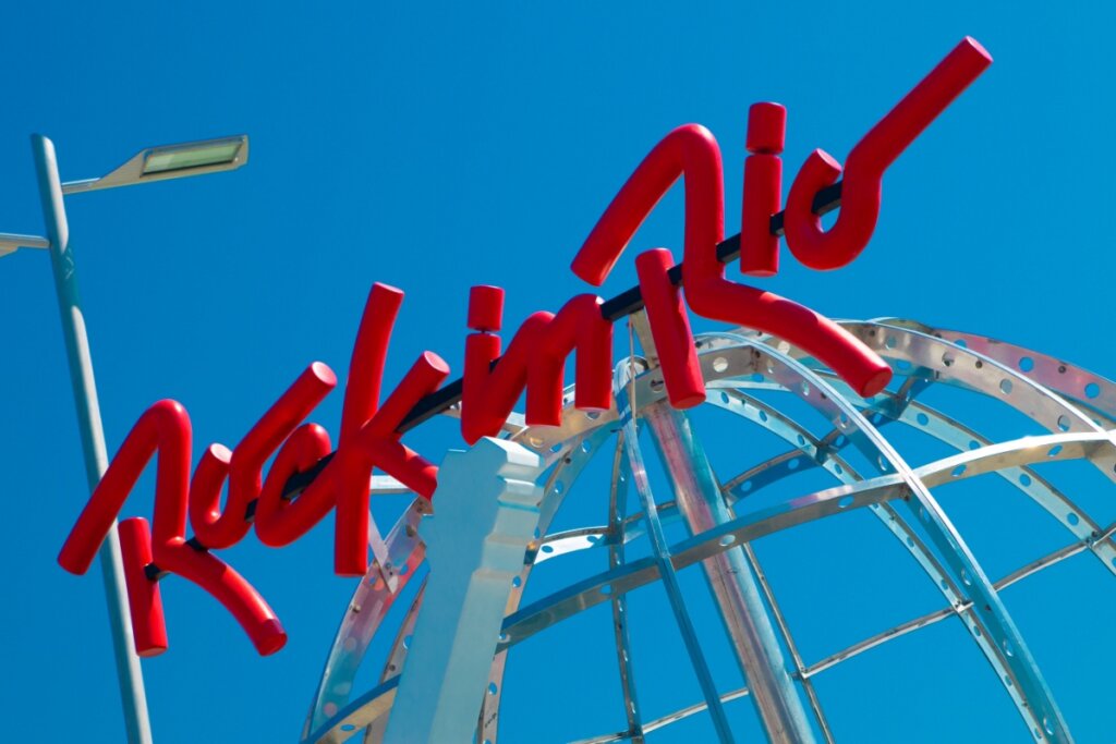 Logo do Rock In Rio na cidade do Rio de Janeiro