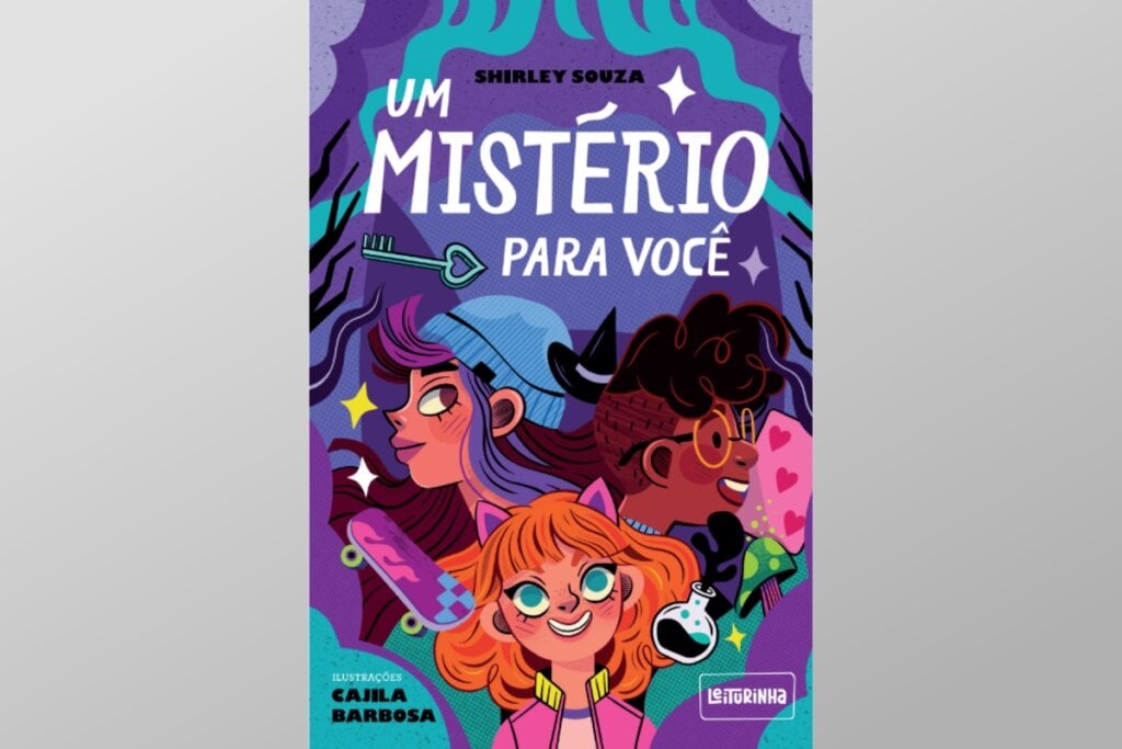 “Um mistério para você” envolve o leitor em uma aventura de descobertas e desafios literários (Imagem: Divulgação | Editora Leiturinha)