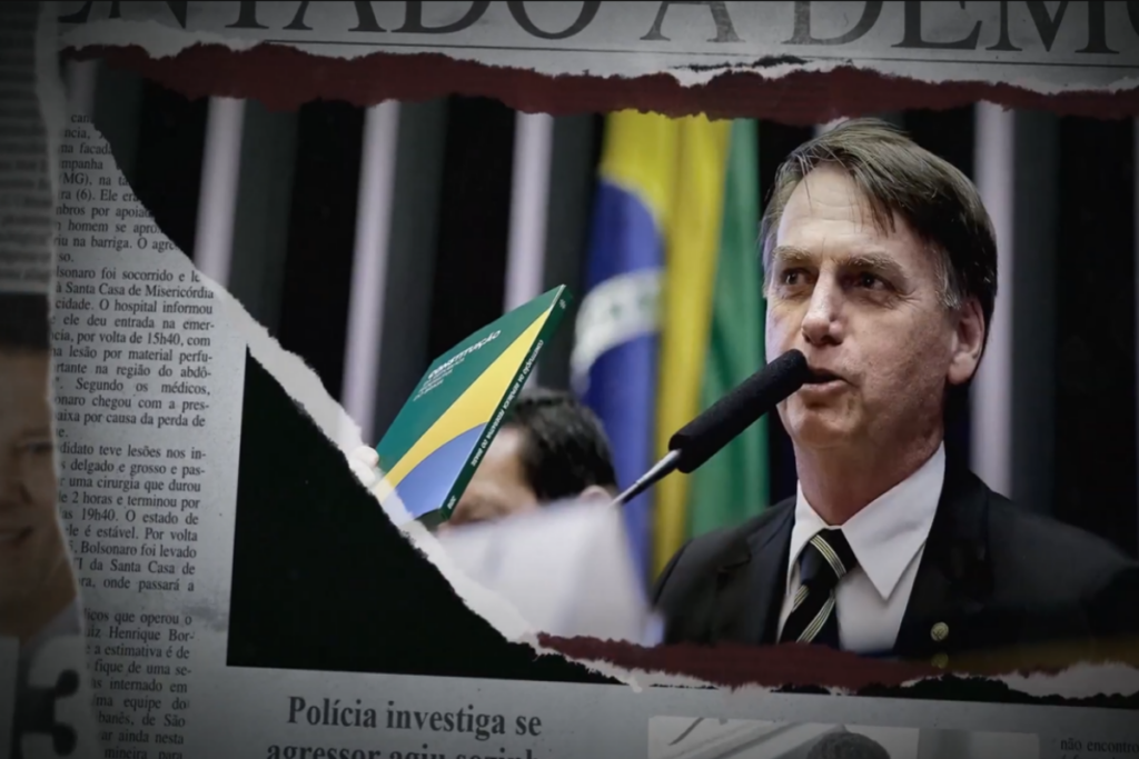 O documentário ‘Brasil em transe’ analisa os eventos políticos que culminaram na eleição de Jair Bolsonaro para a presidência (Imagens: Reprodução digital | BBC)