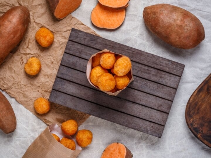 4 receitas práticas de lanche da tarde com batata-doce