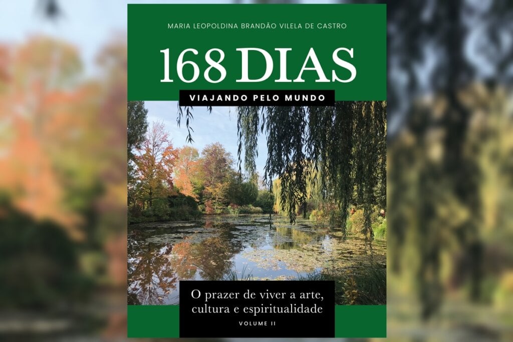 ‘168 dias viajando pelo mundo’ convida o leitor a explorar paisagens, artes e experiências vividas por um casal ao redor do mundo (Imagem: Reprodução digital | Divulgação)