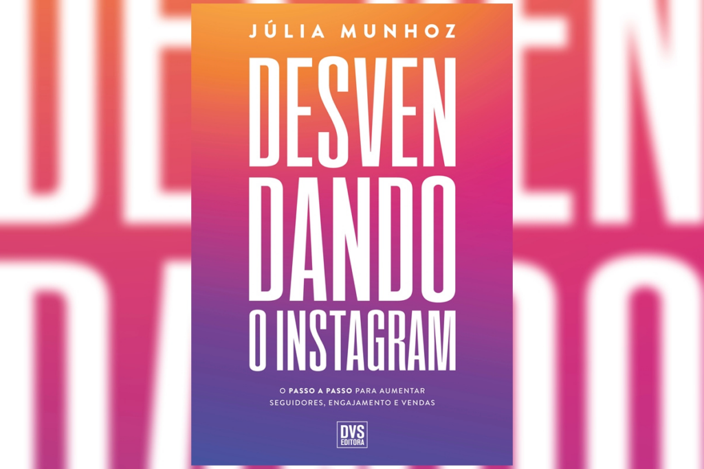 Capa de livro em tons de laranja e roxo com título e nome do autor 