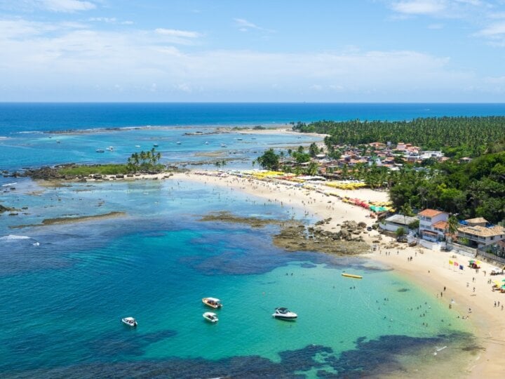 5 praias paradisíacas para visitar em Morro de São Paulo