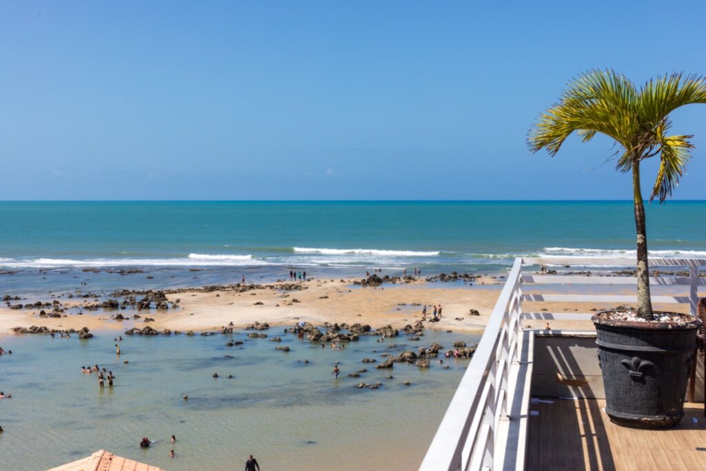 Imagem da praia de Pipa em Tibau do Sul - Rio Grande do Norte